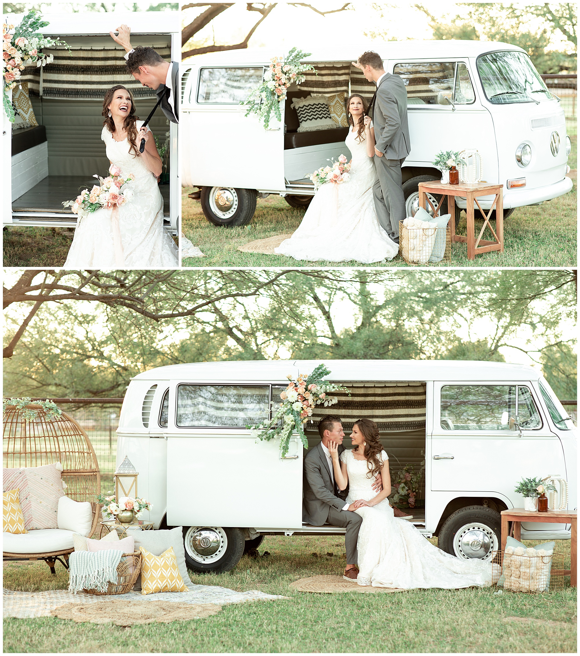 VW Bus Wedding Inspiration | Vintage Wedding Inspiration